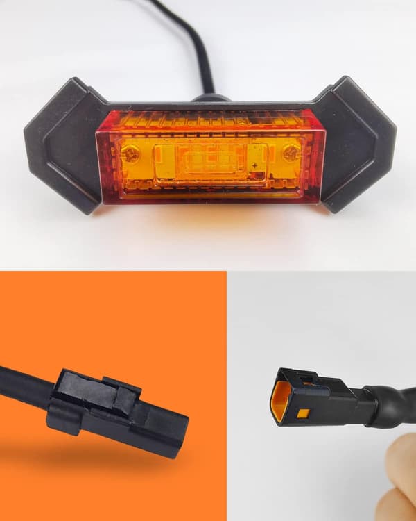 LED-grilllys Amber Gul med Sikring til Tacoma TRD PRO Front