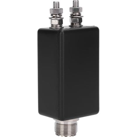 Mini Balun 1:1 til HF-antenner, ideel til udendørs QRP-stationer og møbler.