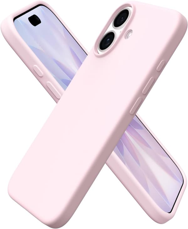 Tynt flytende silikondeksel til iPhone 17 6.3 tommer - Dust Pink[JUN]