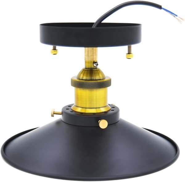 Paraply Loftlampe Semi Flush Mount Lysarmatur Retro I