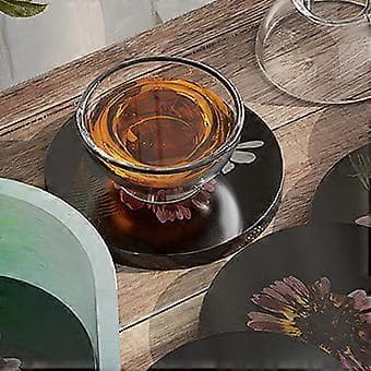 Coaster-harpiksforme, coaster-silikoneform med opbevaringsboks, epoxy-harpiksforme til DIY-harpiks, kopmåtter, boligindretningssæt set