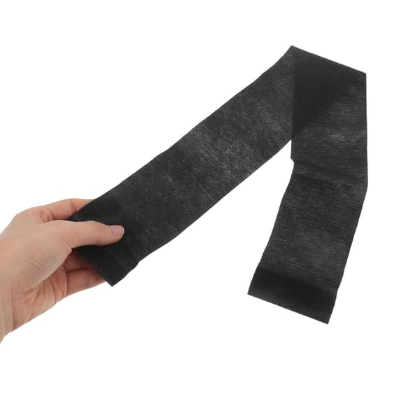 50 stk. engangs elastiske spa-hårbånd til kvinder, sorte non-woven stof-hårbånd til hudpleje, ansigtsbehandler-hårbånd til makeup, ansigtsvask