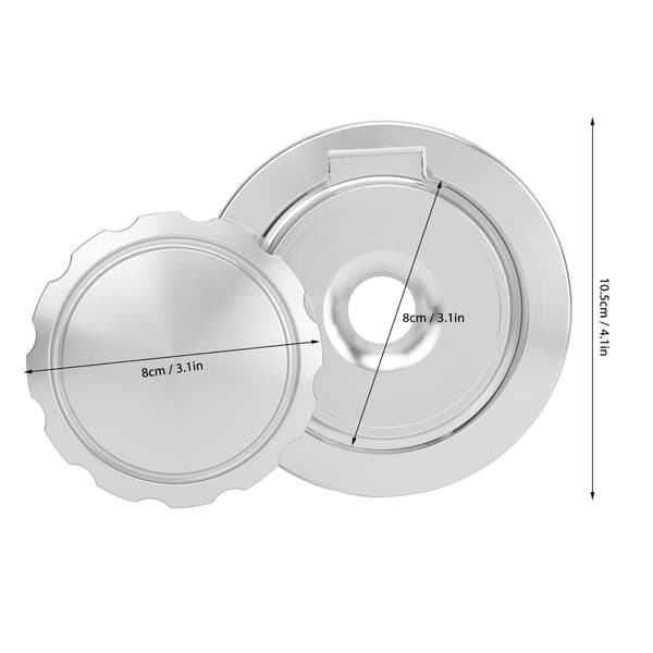 Rotating Quick Release Aluminum Fuel Tank Cap for R Nine T Electroplated