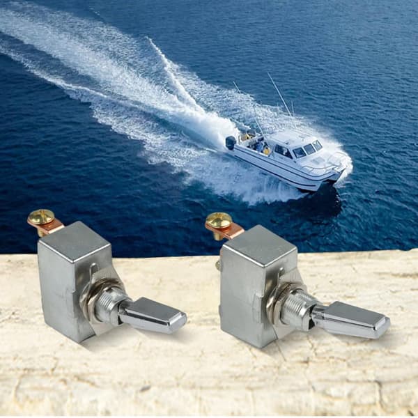 Robust vippströmbrytare lämplig för utrustning - 12V kopplingsenhet perfekt för bilar som effektivt kontrollerar elförbrukningen (2 st) 2pcs