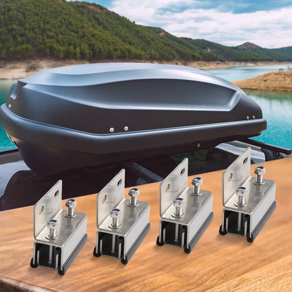 Brakett, takboksbrakettsystem og yachter, laget av solid fotovoltaisk for bobiler rustfritt stål (4 4 pieces