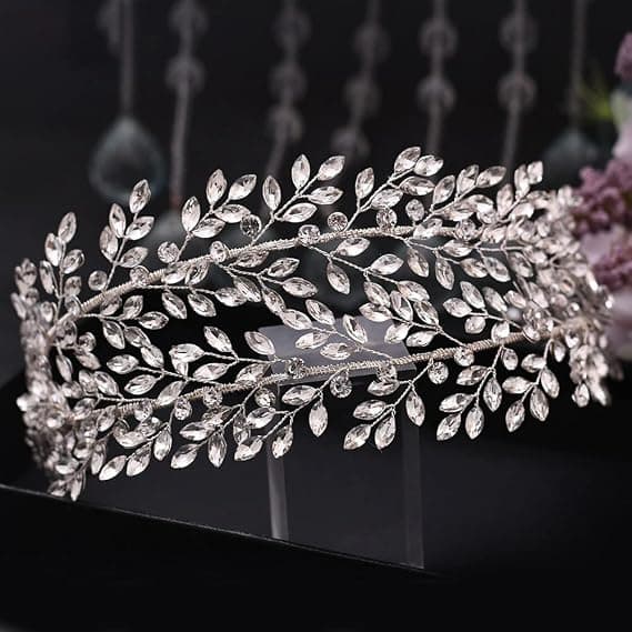 Rhinestone brudkroner, diadem til kvinder, bryllup
