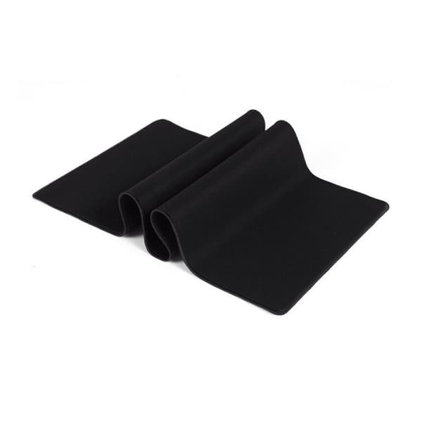 1:a gaming musemåtte stor - Naturgummi mus 70x30cm - Sort