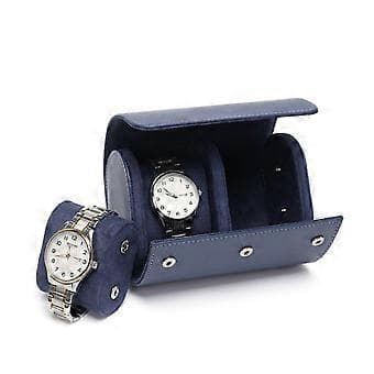 1/2/3Bit Klockbox Dammtät Klockförvaringslåda Mekanisk Klockförpackningslåda Samlingsgåva för Bröllopsfödelsedagspresent Marinblå Navy blue 2 Navy blue 2
