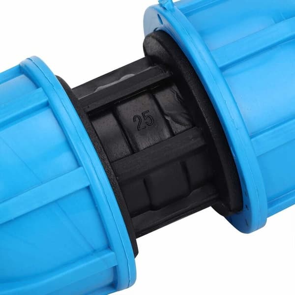 4 st 25 mm till 25 mm PE raka vattenrörskopplingar PVC PE PPR röranslutningstillbehör