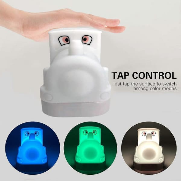 Night Light Kids Bedroom Lamp Baby Night Light LED Rechargeable 9 Colors Night Light (Remote Control + Touch Dimming) Christmas Gift - Train