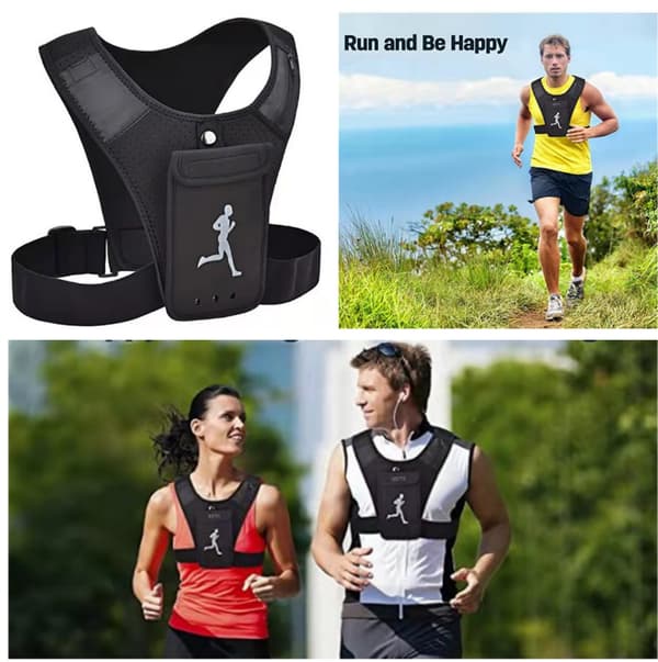Posture Correcting Running Belt with Phone Holder