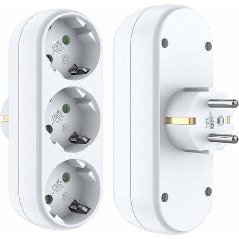Pluggadapter, grenuttak, kabelfri, veggkontakt, hvit, ladeadapter, USB-lader for kamera