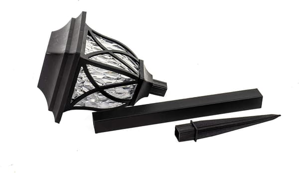 (Varm belysning) Solcellelamper til gangsti (2-pak) - Udendørs LED-lamper