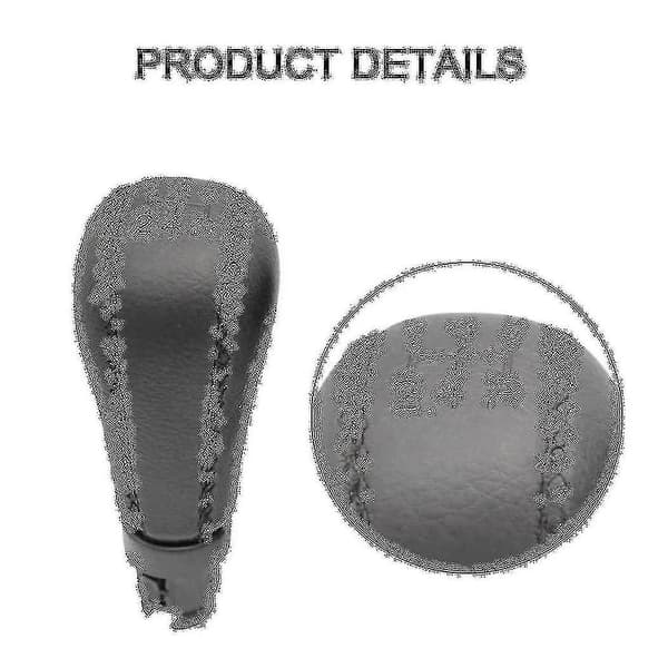 PU Leather Gear Shift Knob for Volvo S60 S80 V70 XC70 Handball Accessories 5-Speed