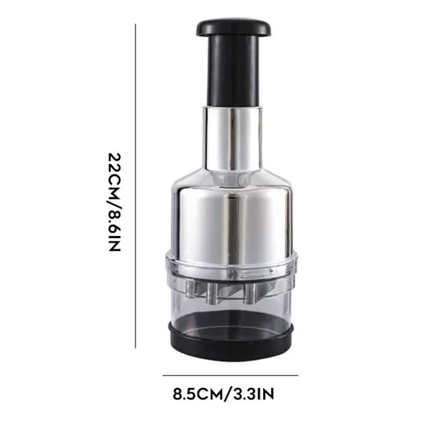 Garlic Press Vegetable Food Onion Multifunctional Chopper Practical Stainless Steel Kitchen Utensil