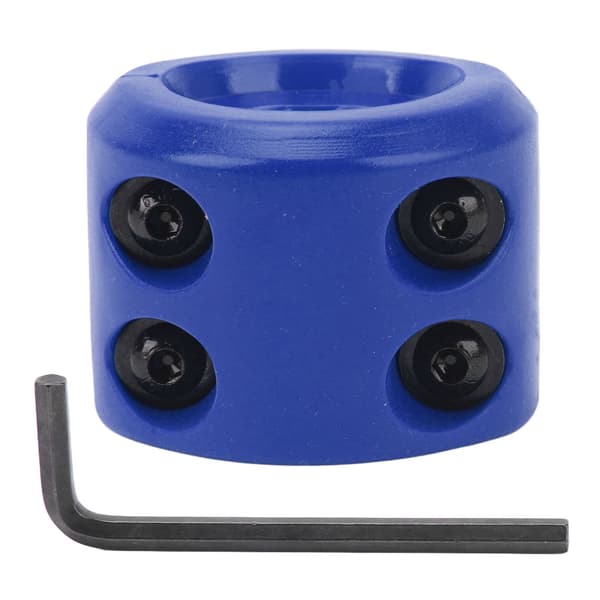 Winch Line Hook Stopper Rubber Rope Line Hook Holder with Hex Wrench for ATV UTV SUV ORV Trucks Blue
