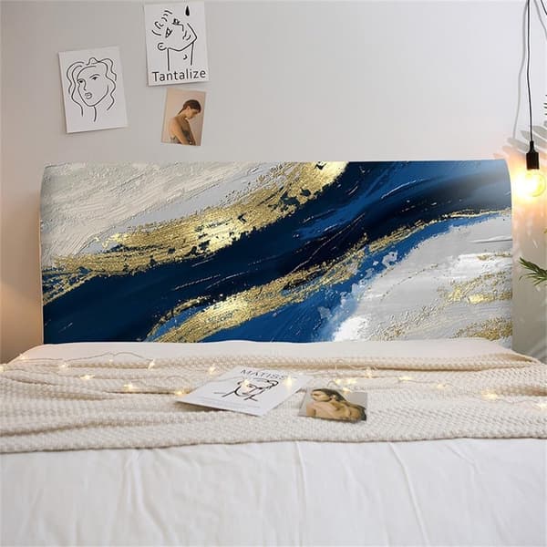 Headboard Cover, Elastic Dustproof All-inclusive Headboard Cover, (150cm)
