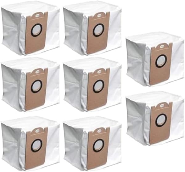 8-pack påsar Zaco A10 Pro Robot som stöder pågående och kompatibel dammsugare för prestandahantering