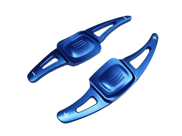 Blå-2 stk. skiftepaddler, aluminium rat skiftepaddler