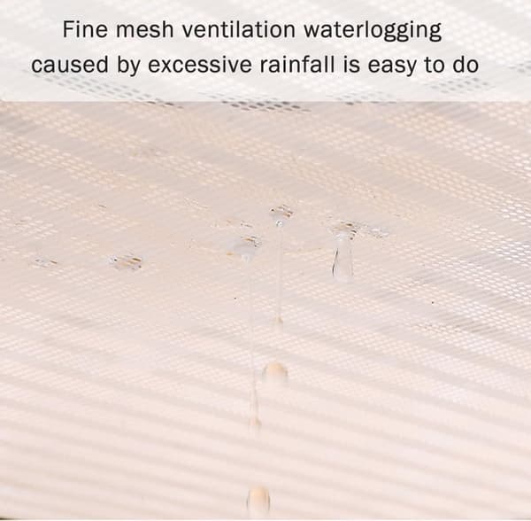 Hanging Drying Net Rack, 3-Layer Foldable Mesh Dryer with Zipper, Nylon Steel Frame for Herbs, Fruit, Fish, Vegetables, Clothes, White 104x70x50cm
