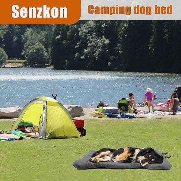 Foldable Waterproof Dog Bed Mattress, Washable Durable Oxford Dog Pad for Car Crate Sofa Also