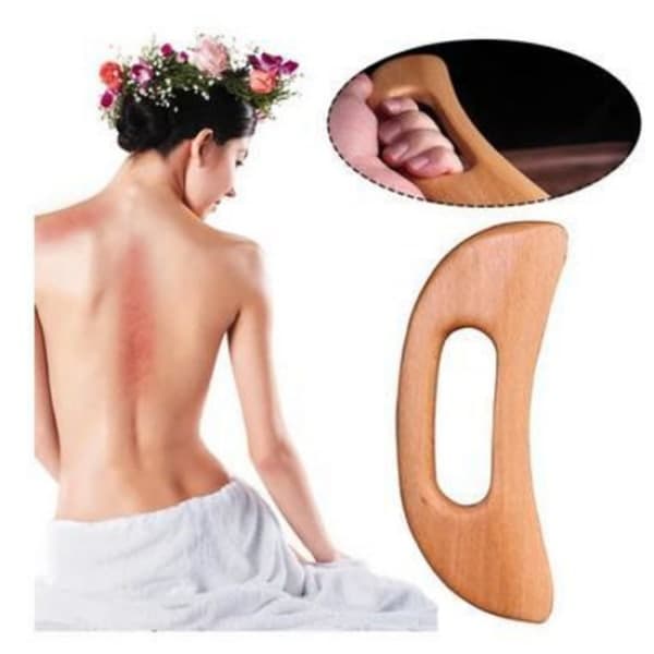 1 kpl puuterapi Gua sha -hierontatyökalu