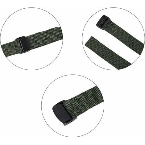 Vildtkamerarem - 145 cm x 2,5 cm - Træmontering til indendørs/udendørs overvågning - 5-pak