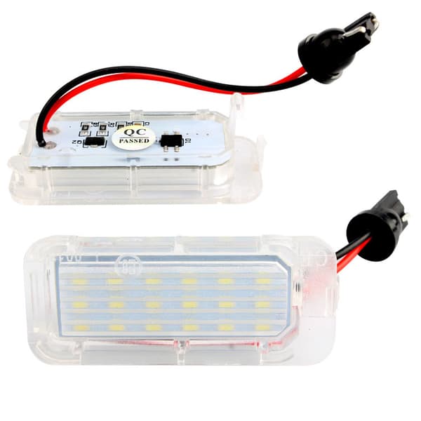 2 stk. LED-nummerpladelys Superstærke CanBus Nej