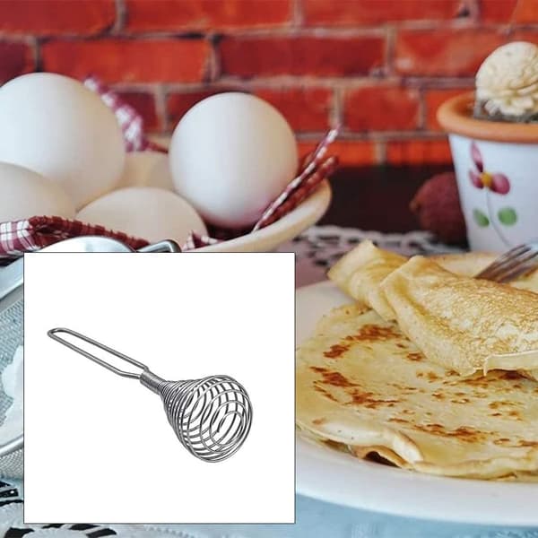Practical Manual Spiral Egg Whisk for Kitchen, Portable Whisk for Milk Drinks, Coffee Shake, Frother, Mixer, Foamer, Home Cooking Tool