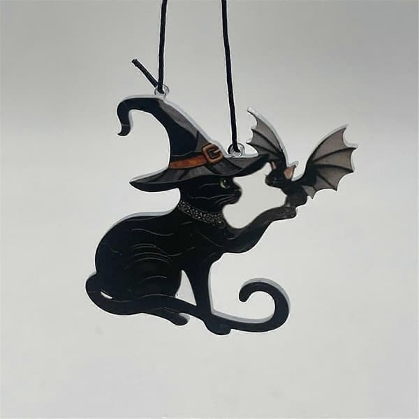Suorakulmainen koriste Halloween-kauhutarvikkeet
