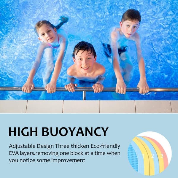 EVA Back Float Kickboard Swimming Training Aid for Kids Adults