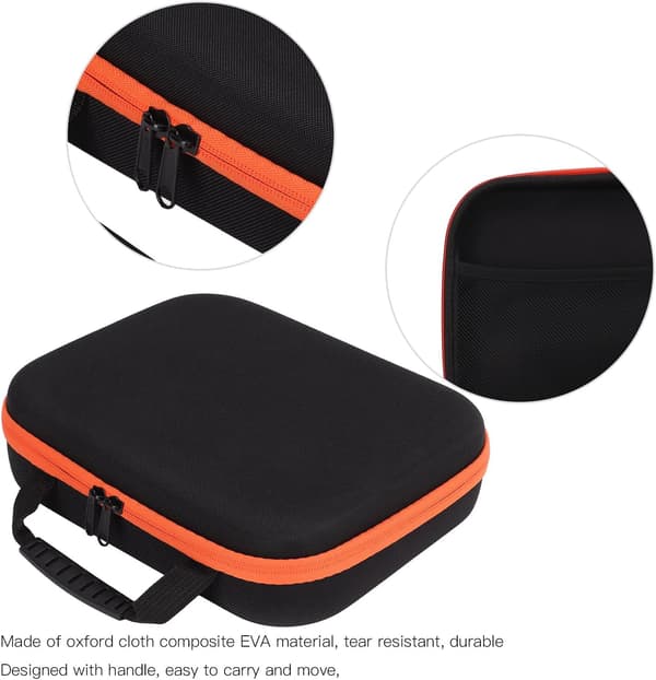 Rigid Tool Storage Bag 22x27x7cm Tool Bag EVA Material Tool Pouch Storage Bag for Electric Drill Short Only