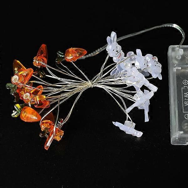 Rabbit Radish Lamp, Eye-catching Christmas Decoration with High Brightness LED String Lights
