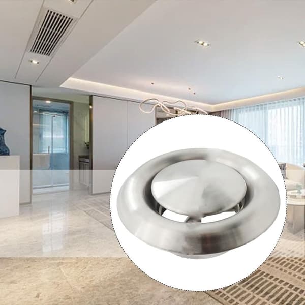 Skive Luft AC & Ovn Systemer – 304 Kvalitet, 152 Rustfrit Stål Sfærisk Udløb til Central Split mm Vægmonteret Ventilationsrist