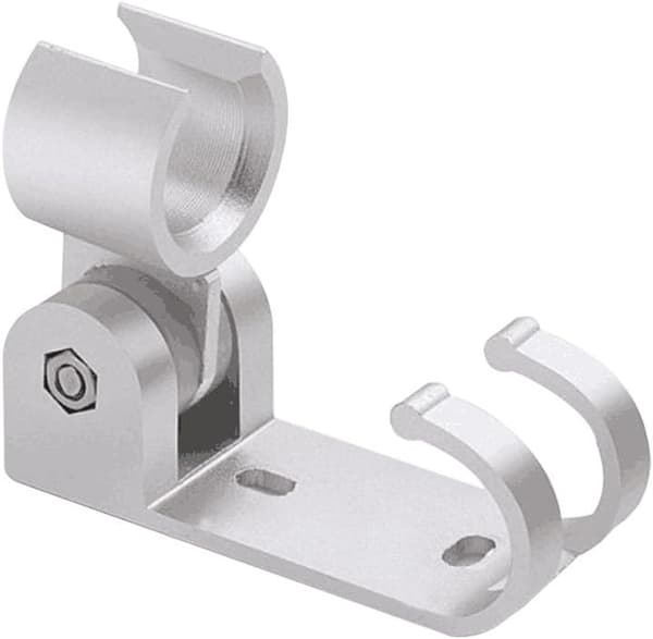 Roterende dusjhodeholder skinnende aluminium DIY marmor sterk dusj