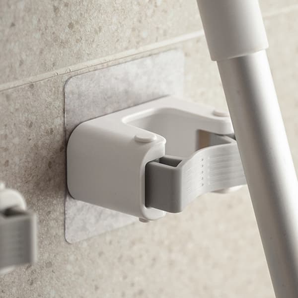 3 stk. støvsugerholdere, kostgreb moppeholder vægmontering, moppestativ