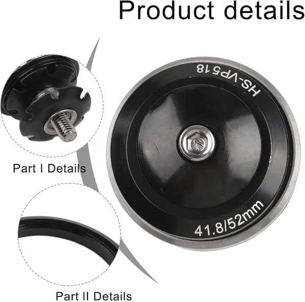41 Headset Cykellejer, Perfekt Koniske og Lige Rør 852mm Aluminiumslegering med Dobbelt til