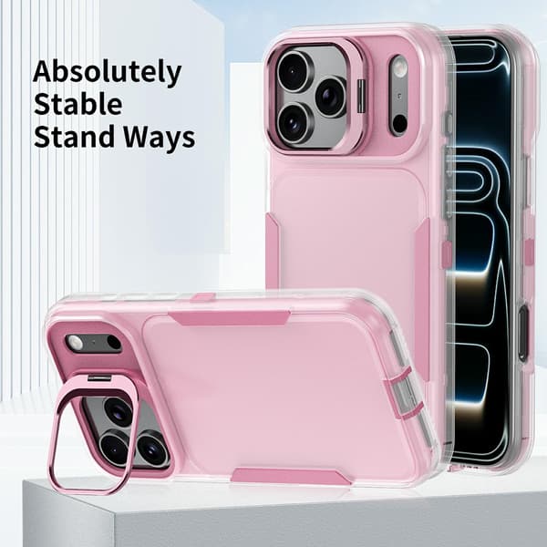 Phone Case Suitable for iPhone 14 Plus, Mixed All-Inclusive Phone Case with Aluminum Alloy Lens Frame Bracket Transparent iPhone 14 Plus transparent iPhone 14 Plus