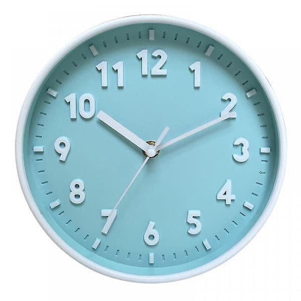 Modern Enkel Vägg Godisfärg Klocka Tyst Vardagsrum Klocka Väggmonterad Klocka För Hem Ny Väggklocka rosa klocka-FA- rosa klocka pink clock pink clock