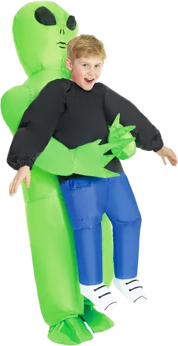 Oppustelig Alien-dragt til Halloween Cosplay V.-FF- barn child