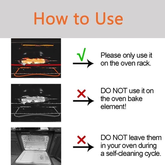 4 Oven Rack Protectors - Heat Resistant Silicone - Prevents Burns and Damage - 35 cm Long Kitchen Accessories (Red)