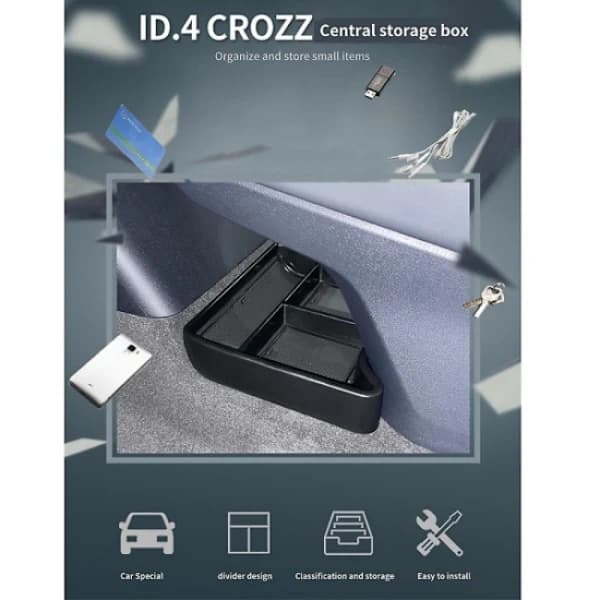 Opbevaringsboks til midterkonsol til ID.4 ID4 ID 4 Crozz