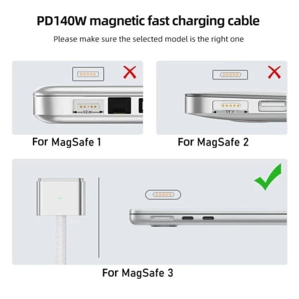 (Pow yeah!) Type-C hun til Magsafe 3-konverter USB-C magnetisk adapter mellembøjning