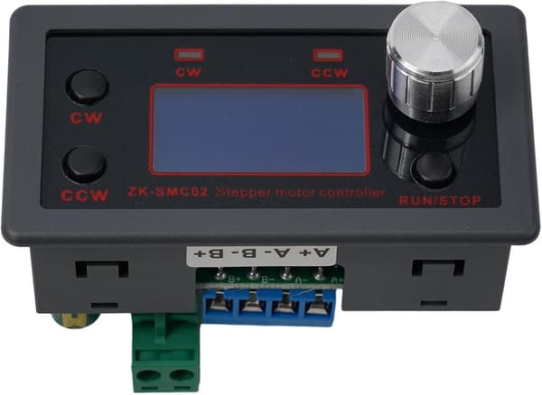 Stepper Motor Parametere, Skjerm Enkel Overvåking, Automatiseringsoppgaver Driverkontroller med Justerbar LCD for