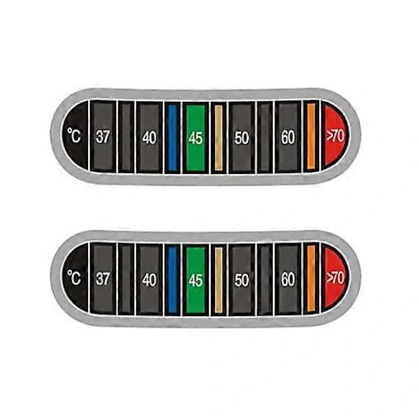 (pow yeah!) Useful Thermometer Stickers Super Soft Easy to Apply Practical Self-Adhesive Thermometer Strips Color Changing Decal Kitchen Utensil