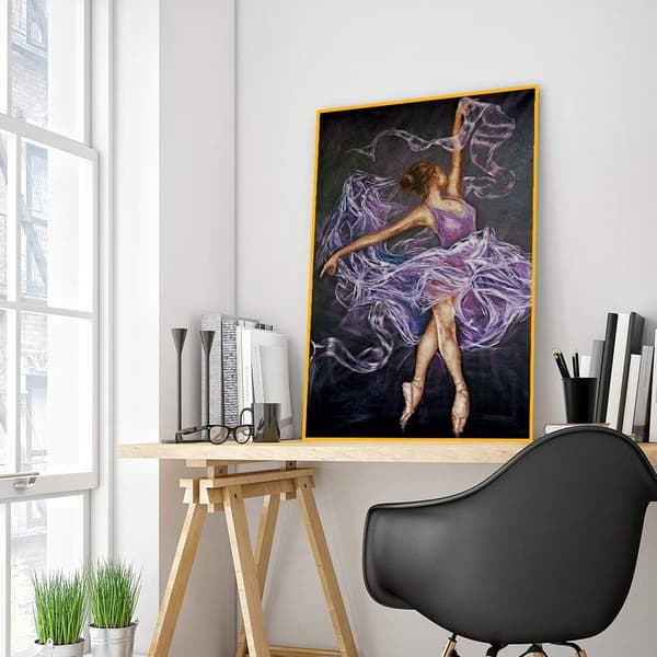 30x40cm 5D Diamantmaling Balletpige Fuld Borekit efter Nummer