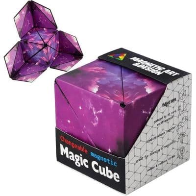 Magnetisk magisk terning, transformerbar uendelighedsterning galakse, 3D uendelighedsmagnetisk terning, transformerende terning antistresslegetøj