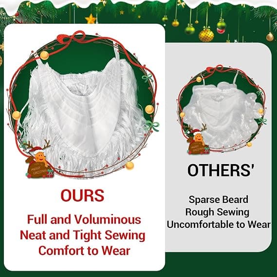Christmas Decorations Santa Hats and Beards Christmas Hat Santa Beard S