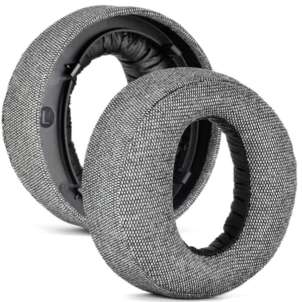 PS5 Øreputer - defean Erstatningsøreputer Kompatible med Sony PS5 Trådløse Hodetelefoner, Pulse 3D Trådløst Headset (Grå Flanell)