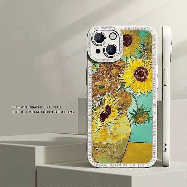 Mobilskal för Apple iPhone 14 Plus i flytande silikon – stötdämpande skyddsfodral med kreativ graffitidesign